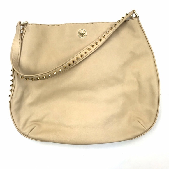 Tory Burch Leather Hobo Shoulder Bag Purse - Picture 5 of 9